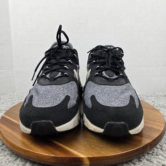 Nike Mens 11 Air Max 270 React Optical Black Vast Grey Daily Sneaker AQ4971-001 - Picture 4 of 12